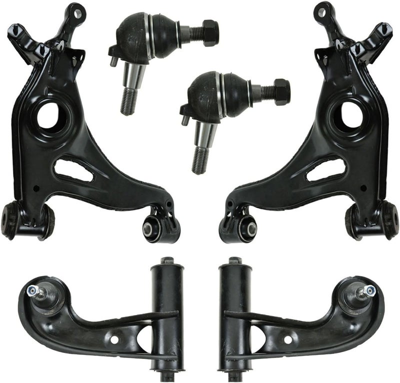 TRQ Front Control Arm with Ball Joint Set Compatible with 94-04 Mercedes-Benz - Image 1
